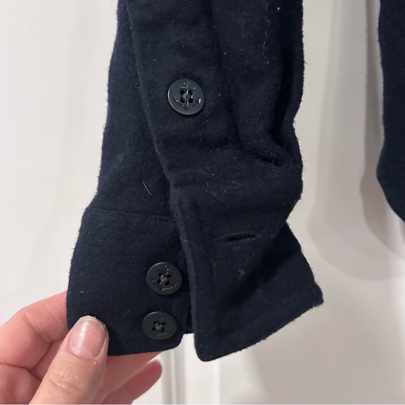 Ralph Lauren Wool 100% Navy Button Down 2 Elbow Patches Boys LG - Picture 7 of 10